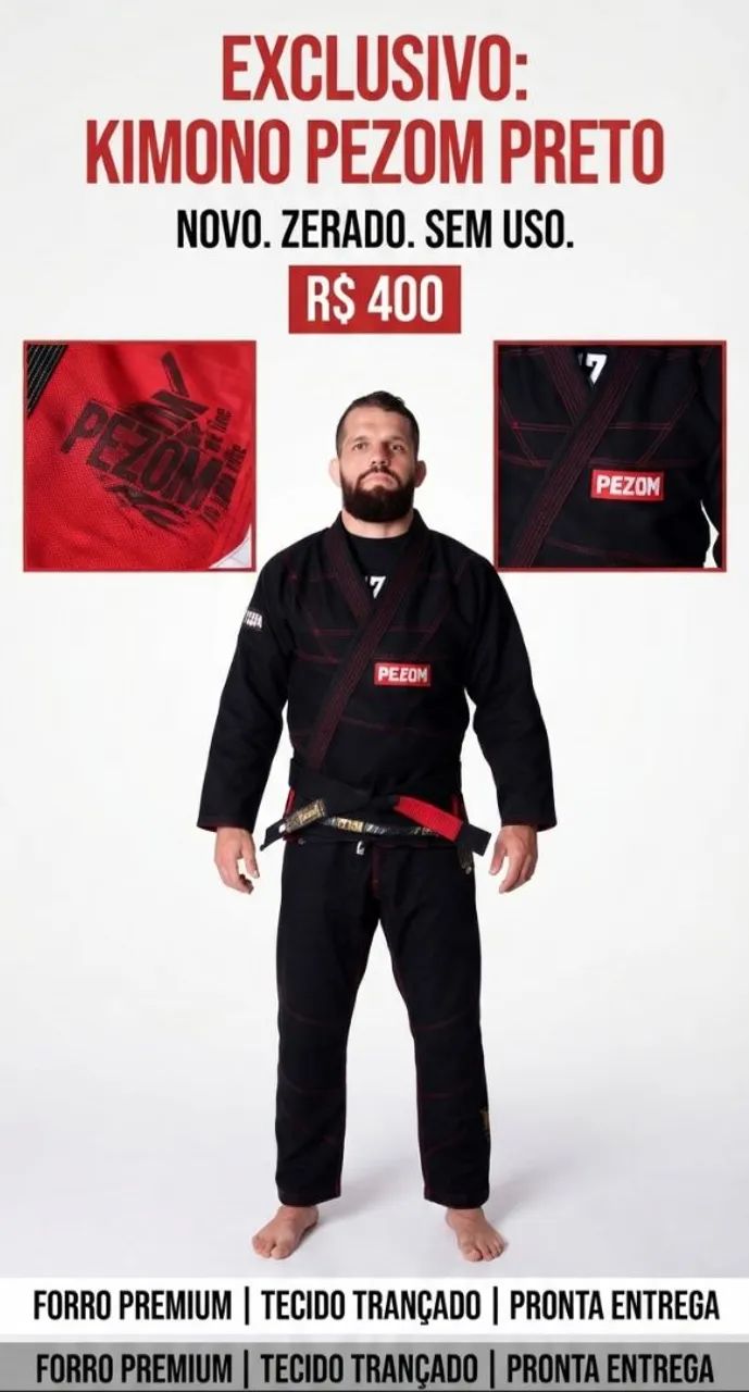Excelente oportunidade de comprar um kimono de jiu-jitsu A1 zero kilometro.  - Foto 4