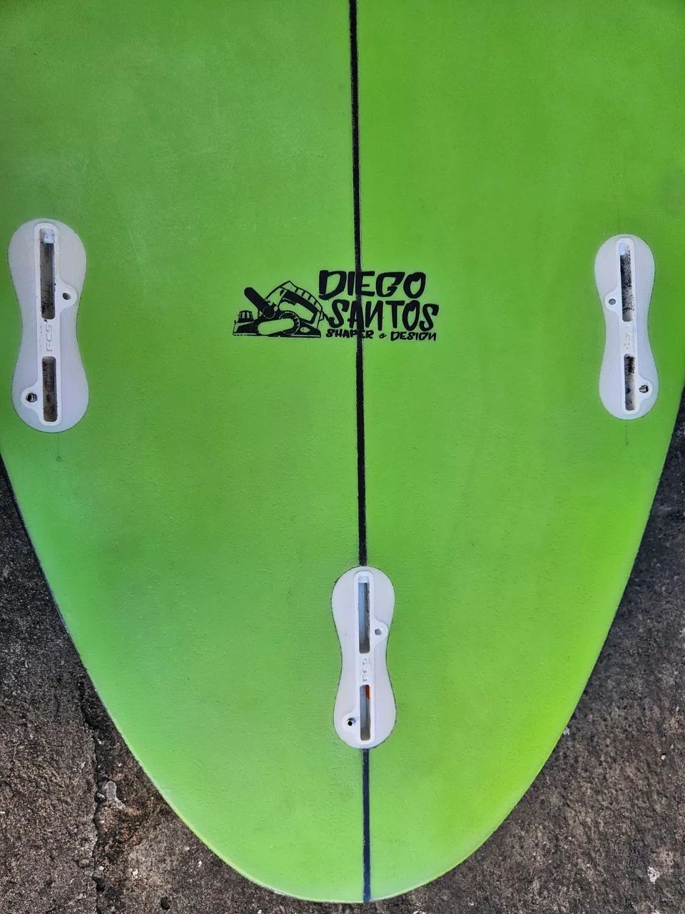 Prancha de surfe 6,3 × 40L + copinho FCS original  - Foto 4