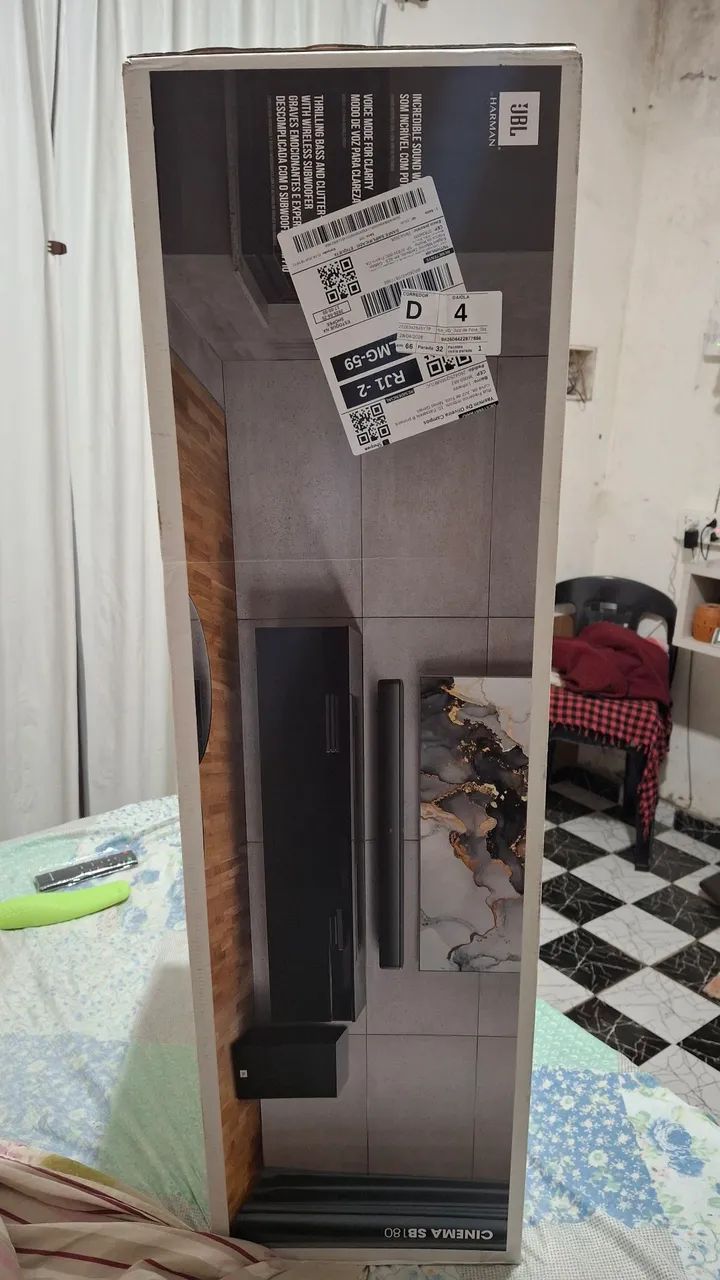 Sound bar JBL super nova e conservada na caixa  - Foto 5