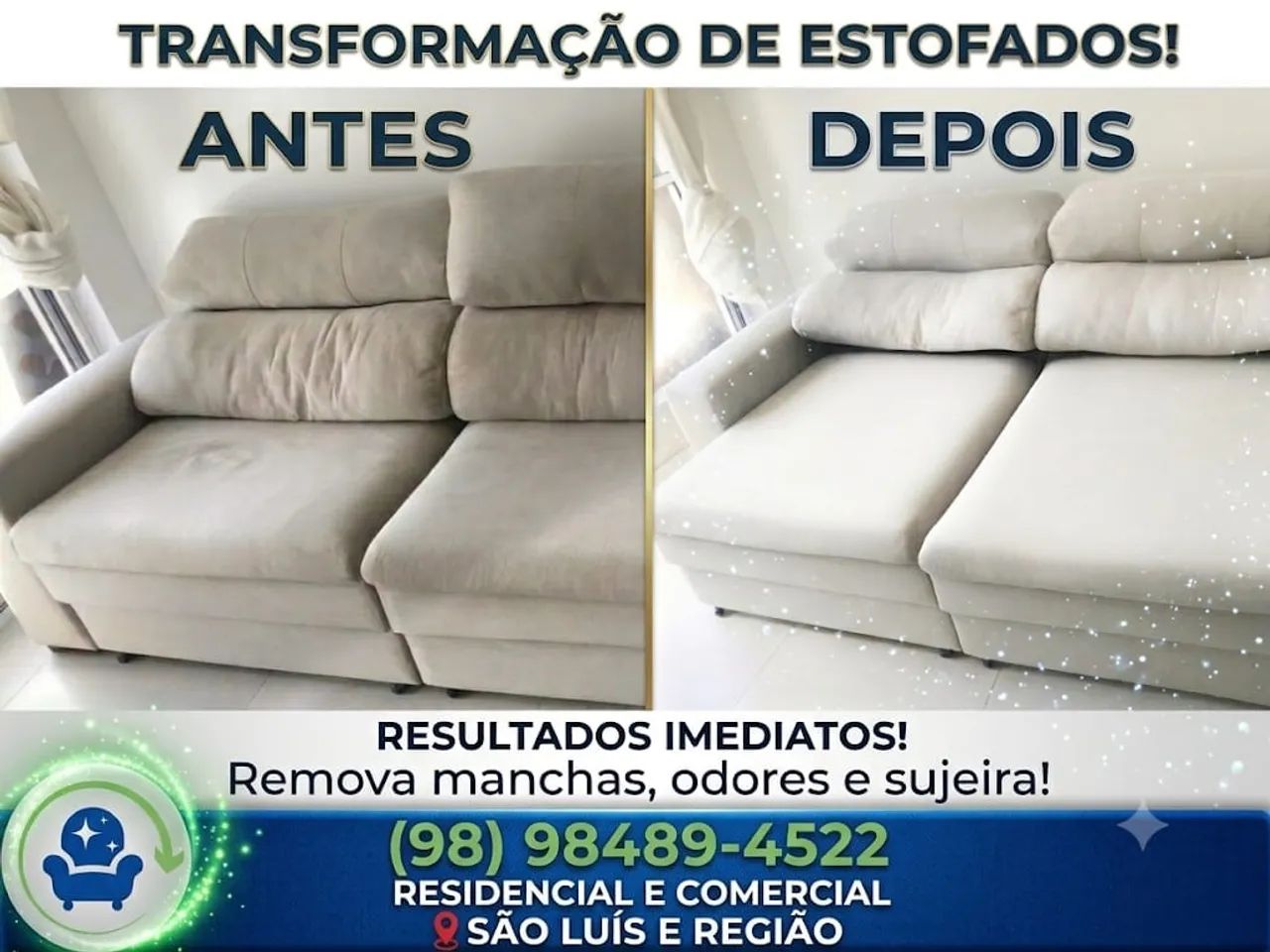 Limpeza de Sofá em São Luís 