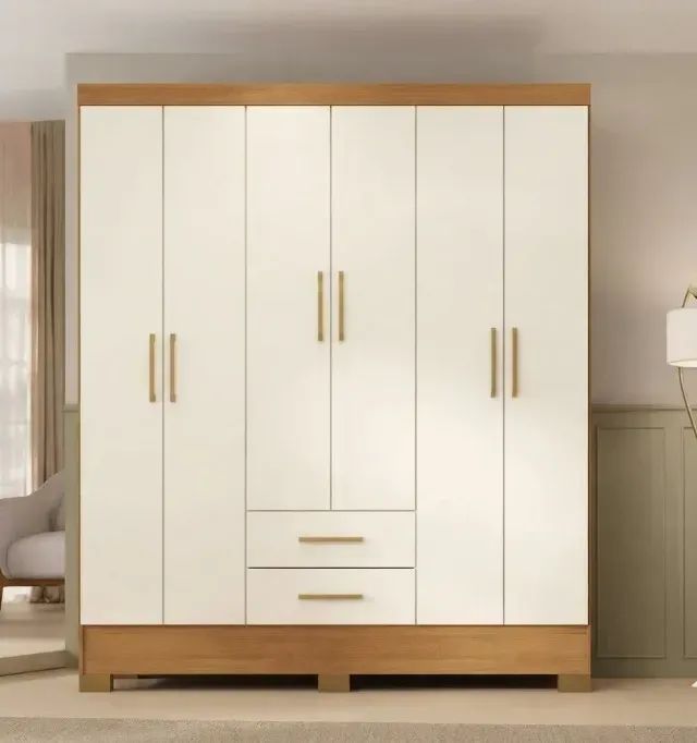 Roupeiro casal com 6 portas opera (produto de alta qualidade)