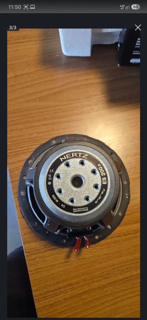 Subwoofer hertz 8 polegadas  - Foto 2