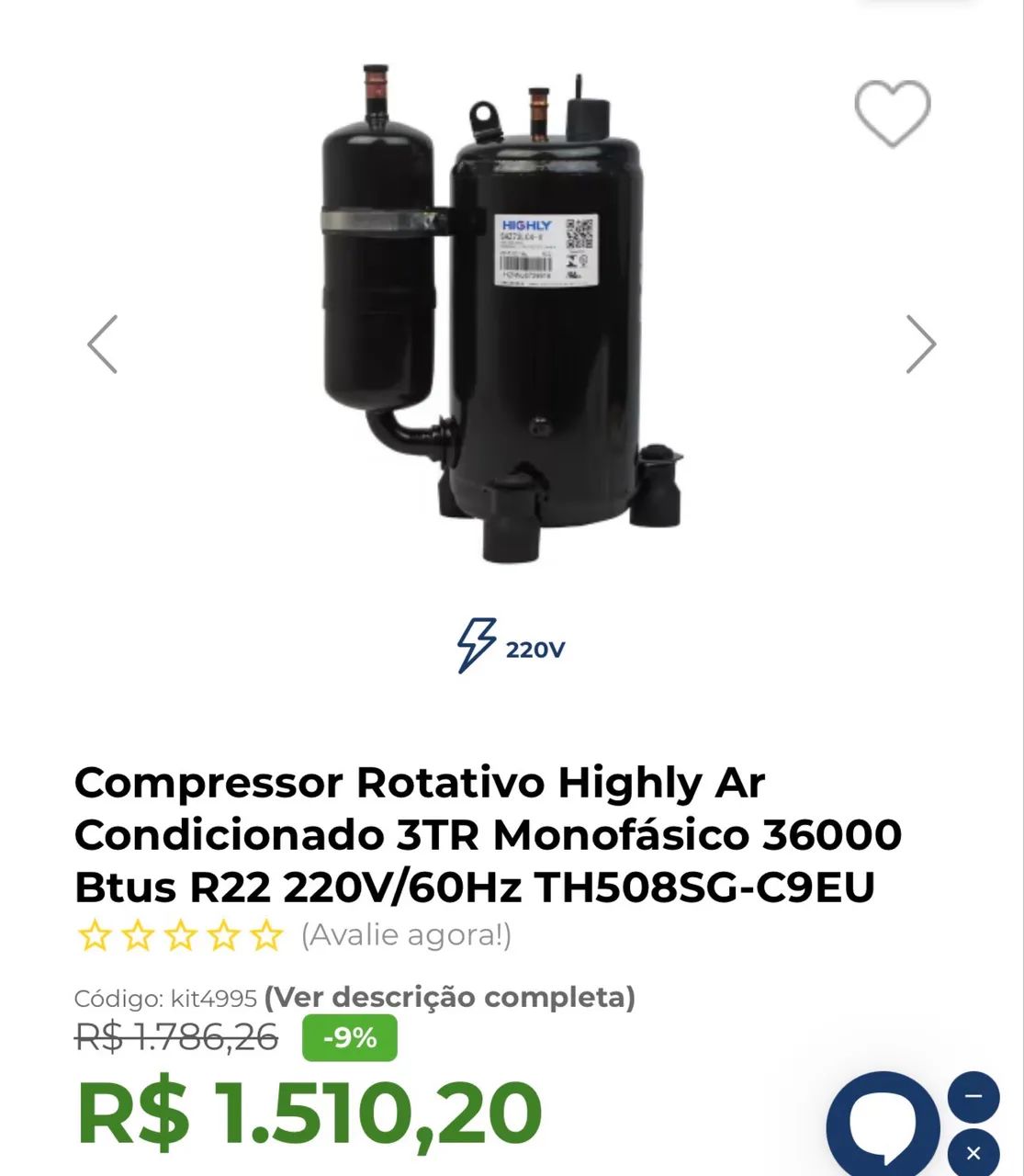 Compressor Rotativo Highly  - Foto 5
