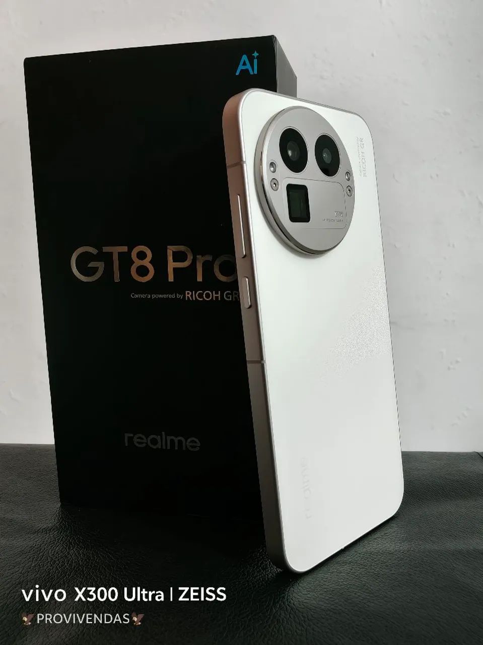 REALME GT8 PRO GLOBAL 512GB BRANCO CÂMERA DE 200MP COM IA ACT
