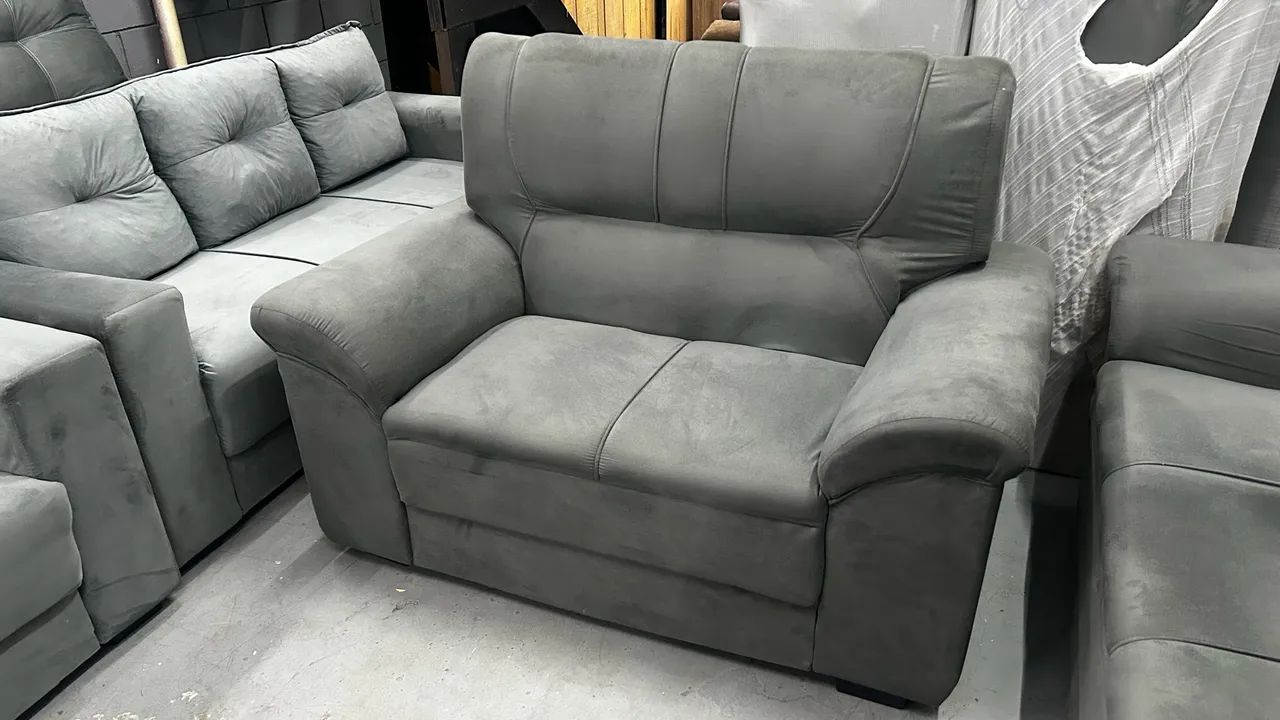 Sofá Fixo 2 Lugares NOVO ( Direto da Fábrica )  - Foto 2