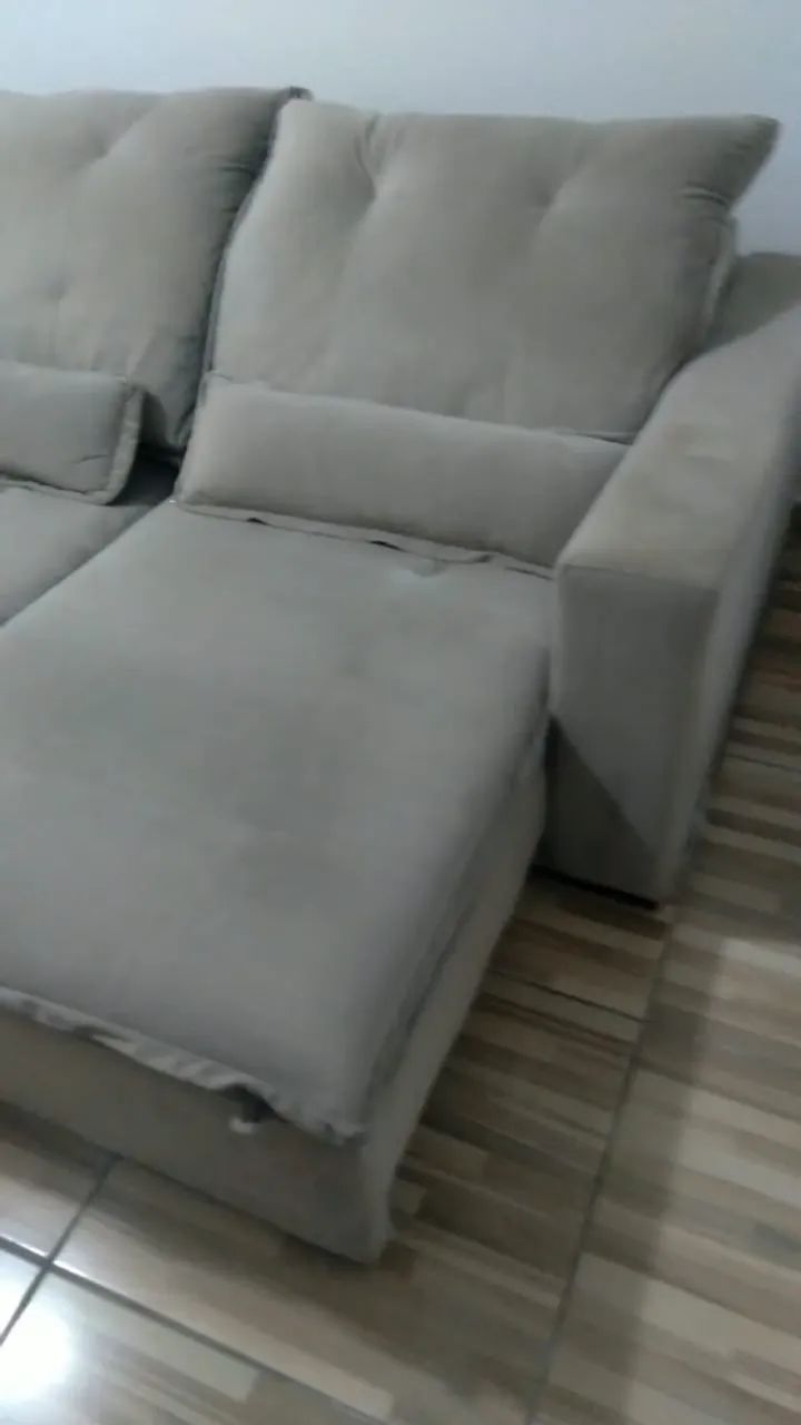 Sofá retrátil 3 lugares - Foto 4