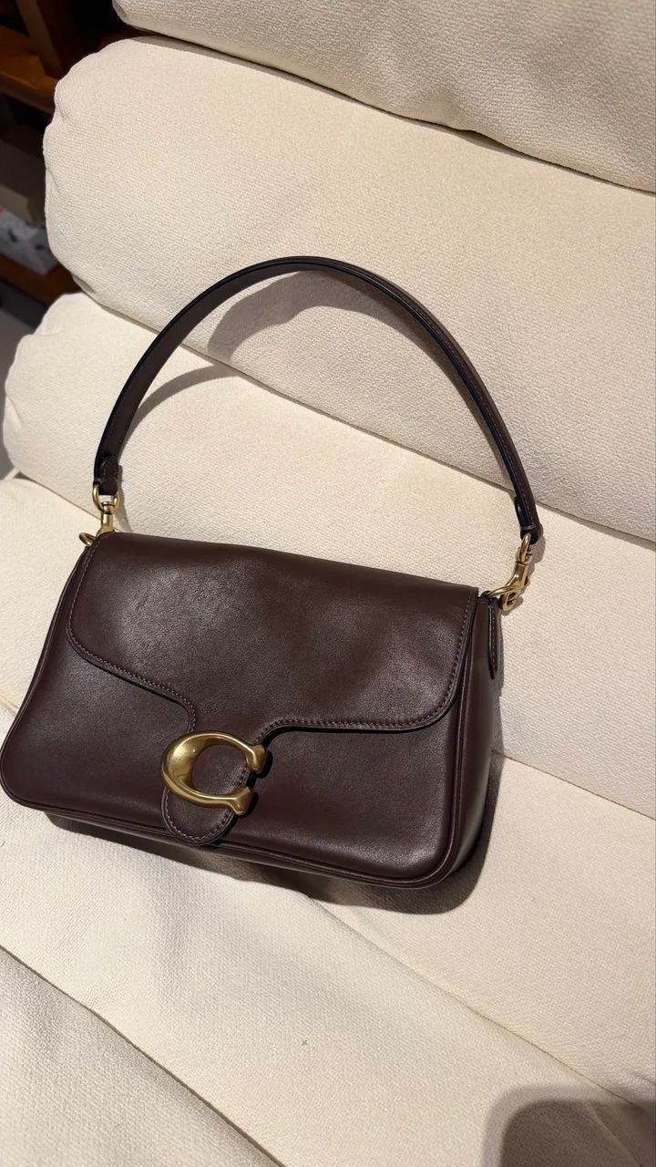 BOLSA COACH SOFT TABBY MARROM - Foto 3