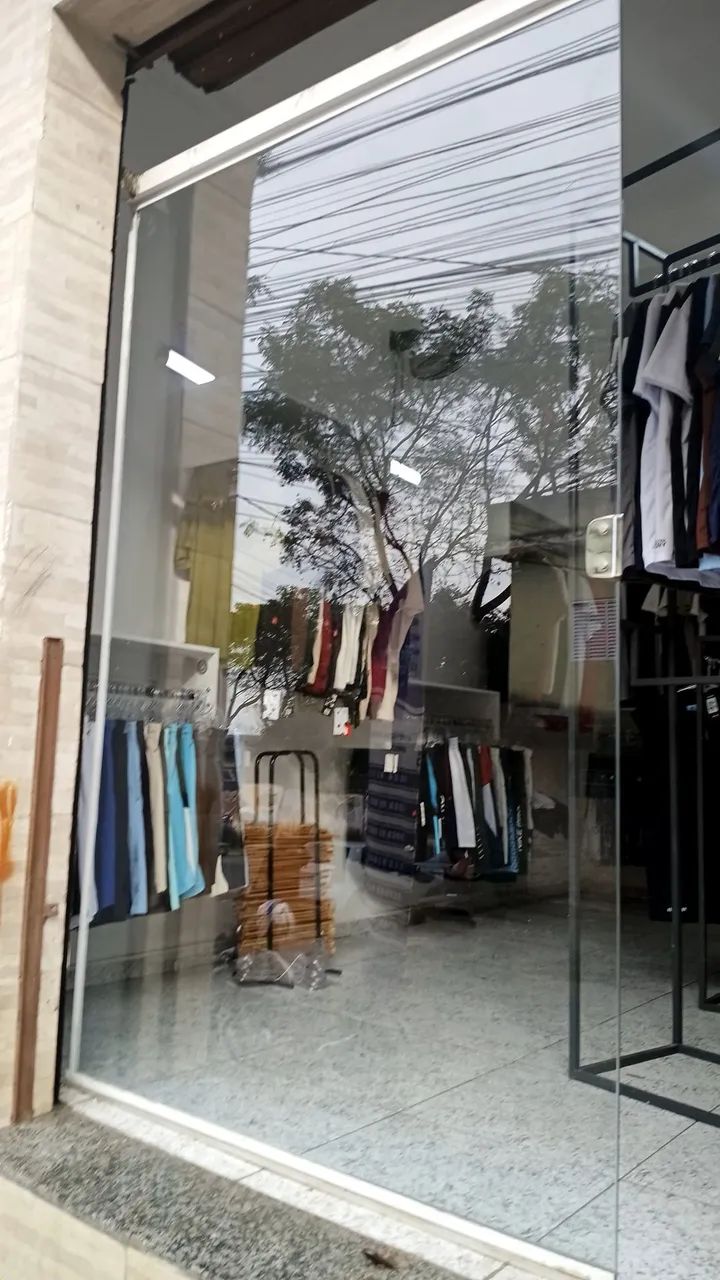 Vidro temperado para loja 