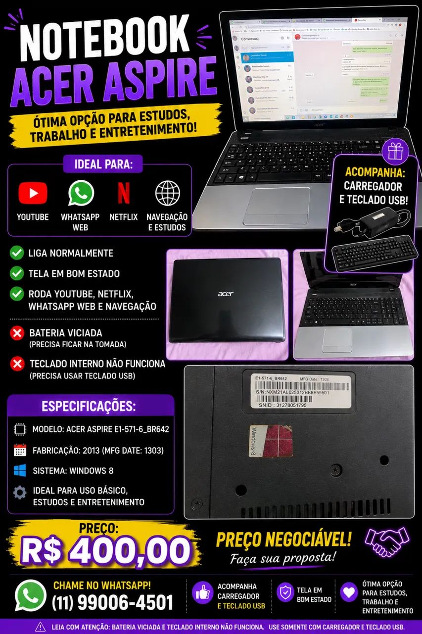 Notbook acer