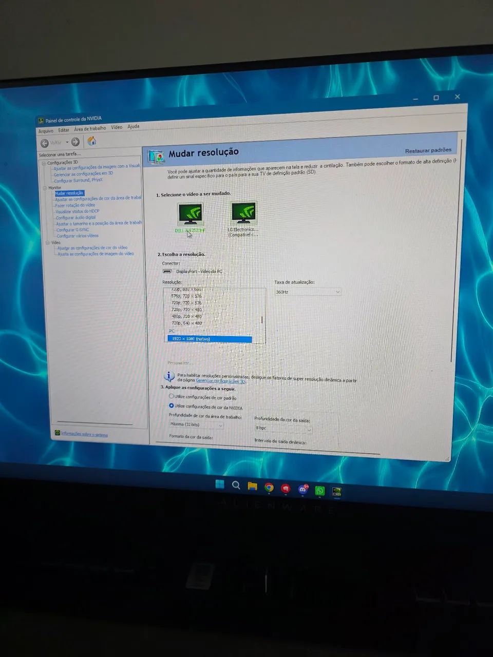 Monitor alienware 360hz 24,5 - Foto 2