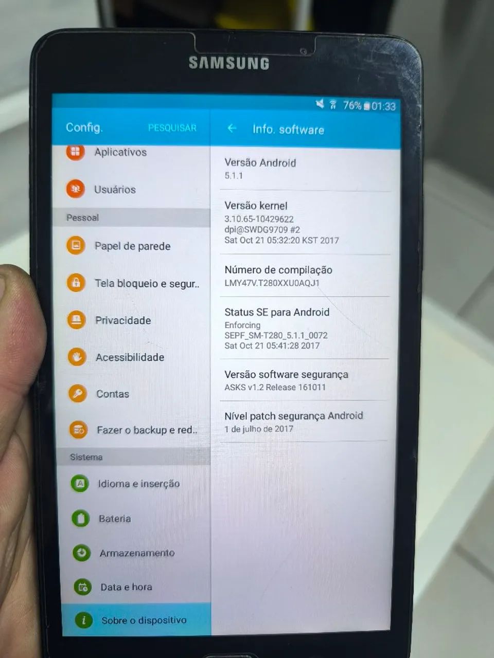 Tablet Samsung SMT280 8gb - Foto 4