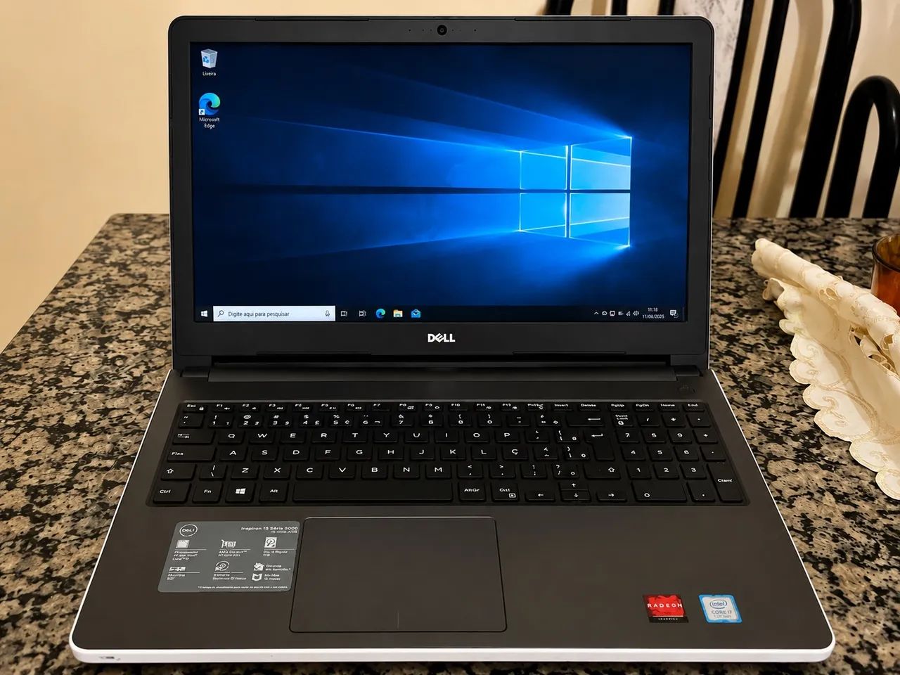 Vendo Notebook Dell Inspiron 15 Série 5000 (i15-5566-A70B), funcionando normalmente. - Foto 2