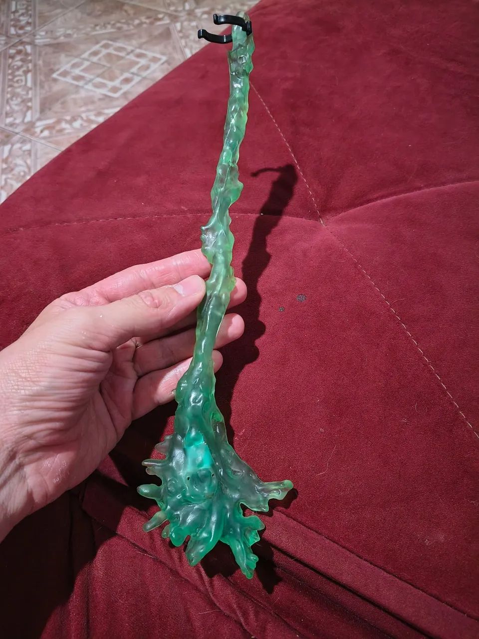 Fumaça Verde articulada com arame interno. - Foto 2