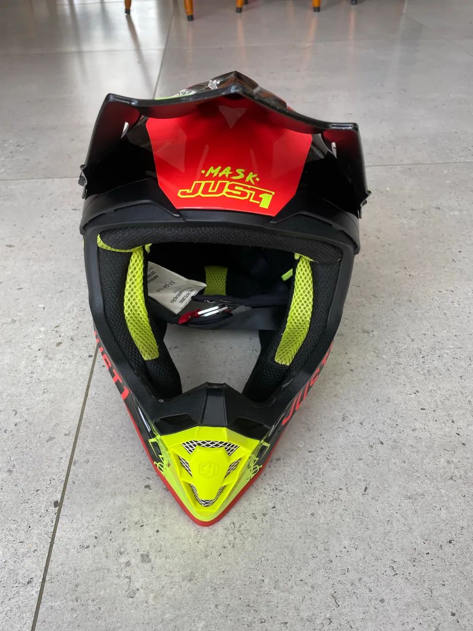 Capacete just1 motocross   fox airoh - Foto 2