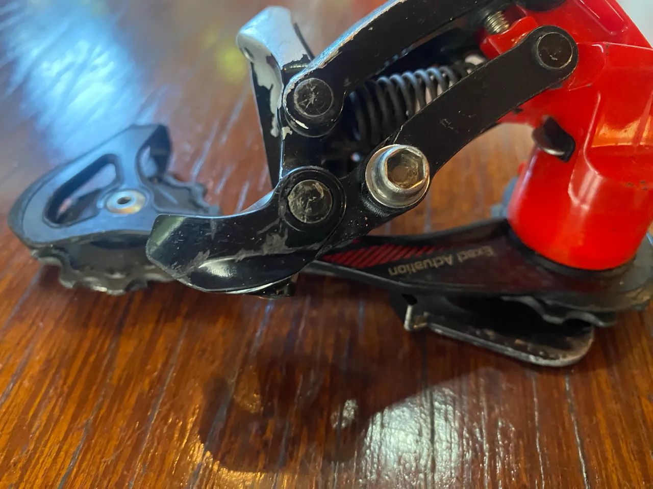 Câmbio Sram X9 red com trocador X7 10V - Foto 5