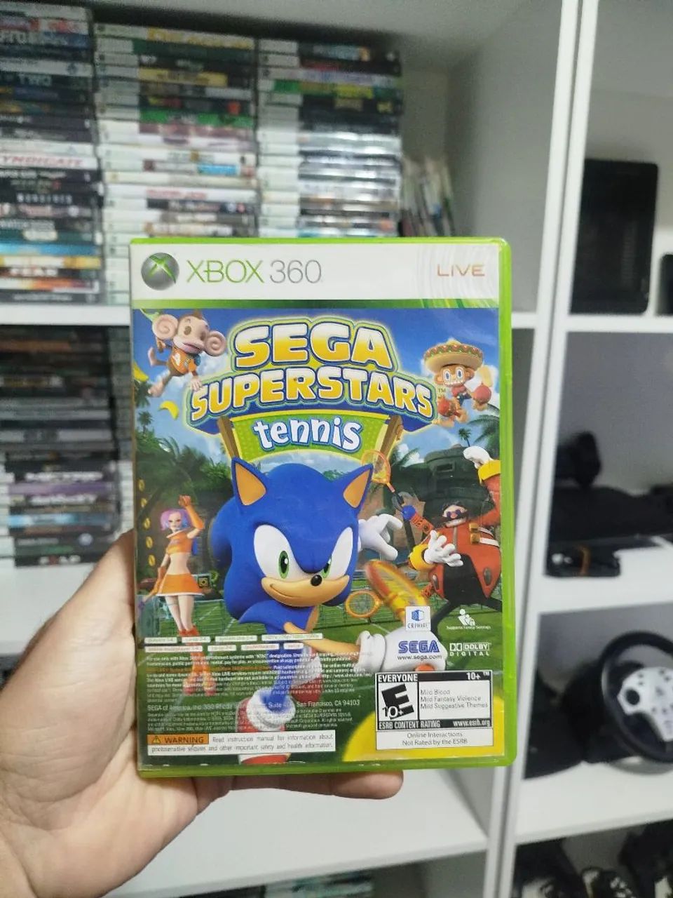 SEGA TÊNIS + ARCADE XBOX 360.