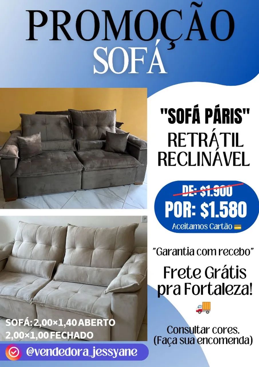 SOFÁS MODERNOS PRONTA ENTREGA  - Foto 4