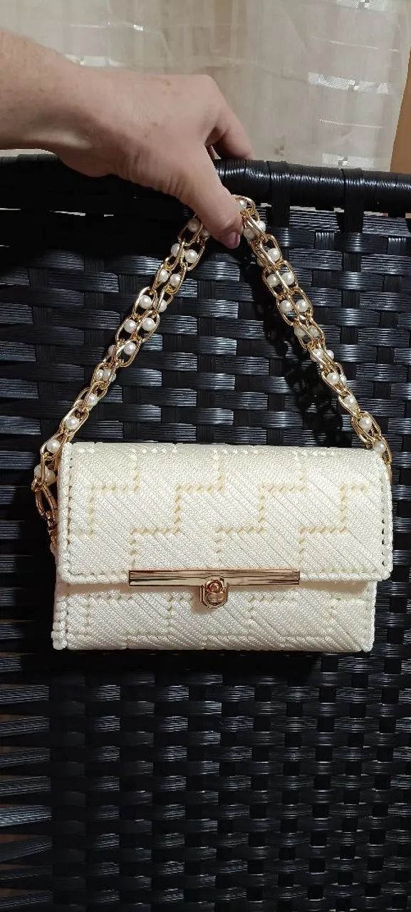 Bolsas bordadas na tela - Foto 5