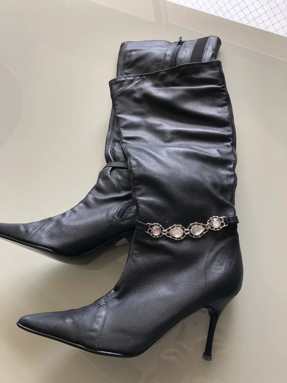 Bota couro - Foto 5