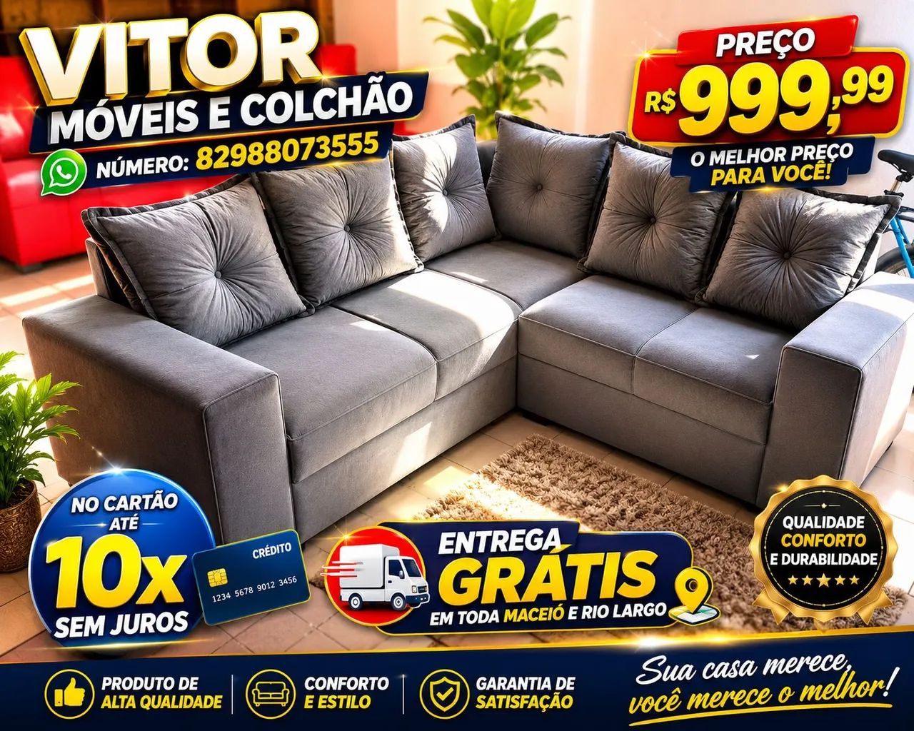 SUPER PROMOÇÃO DE SOFÁ  - Foto 3