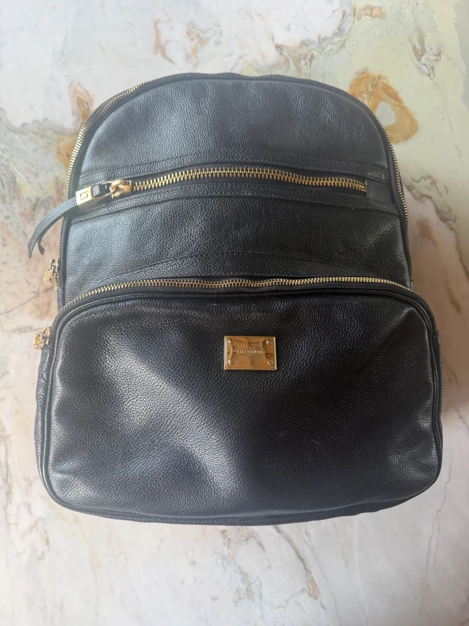 Mochila 100% couro LUZ DA LUA - Foto 5