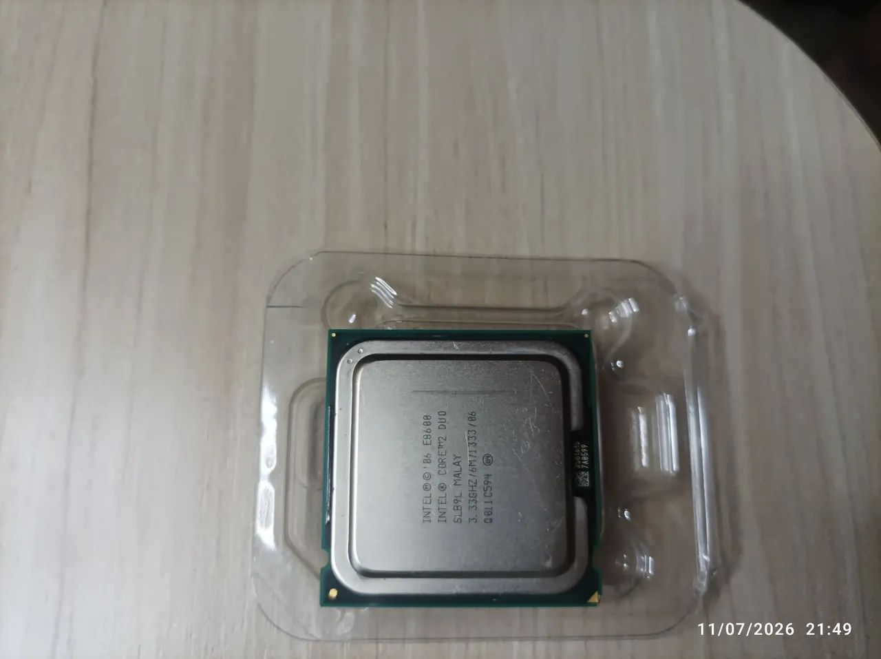 Intel core 2 duo e8600