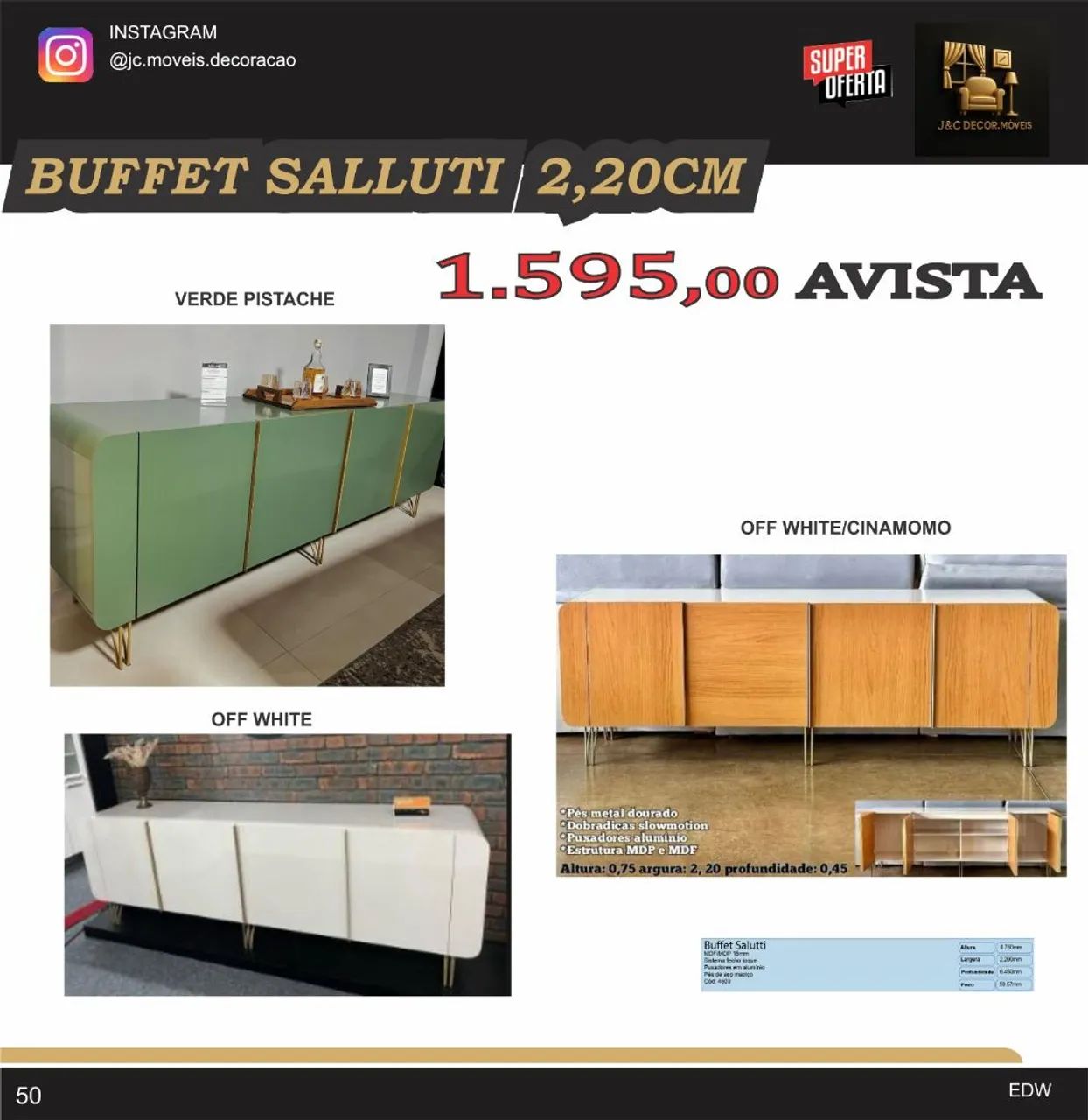 BUFFET SALLUTI VERDE
