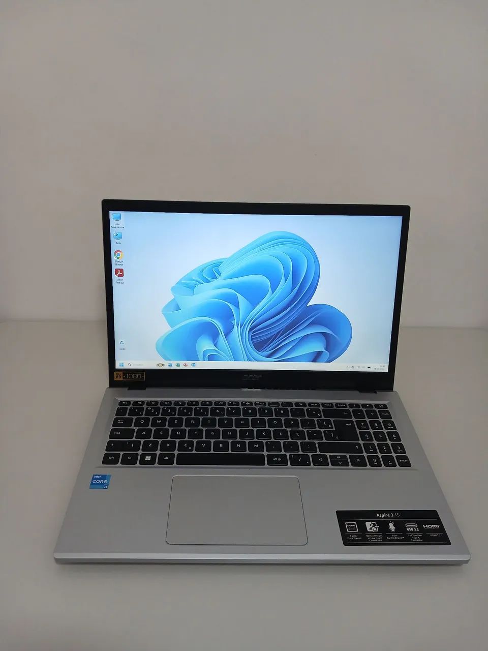 Notebook Acer Core i3 - 11ª Geração - 8GB RAM + SSD 256GB