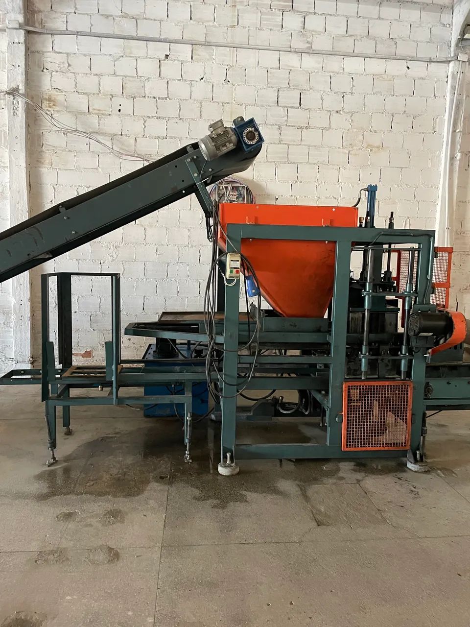 Máquina de bloco de concreto 