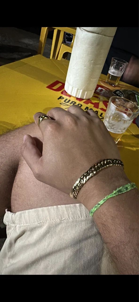 Pulseira de Ouro 18k - Bem Trabalhada  - Foto 2