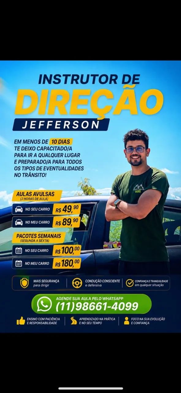 Instrutor de trânsito (JOÃO PESSOA)