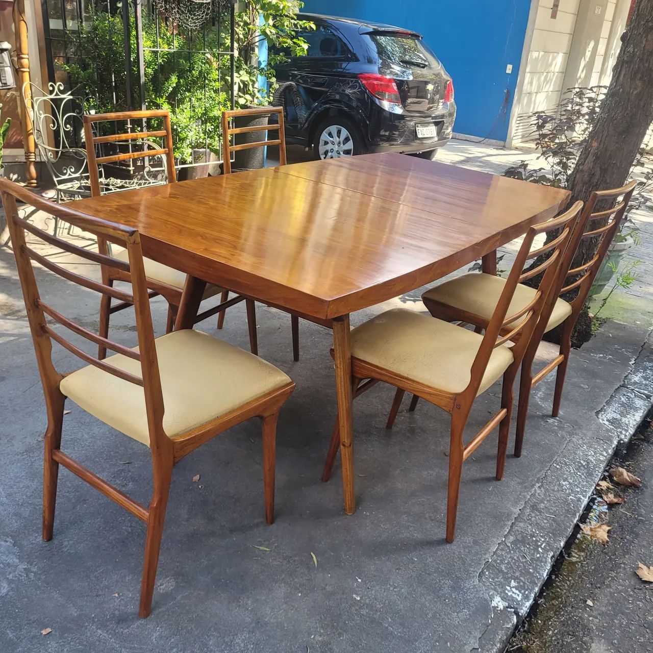 Mesa de Jantar Antiga. Jacarandá Caviuna.  - Foto 4