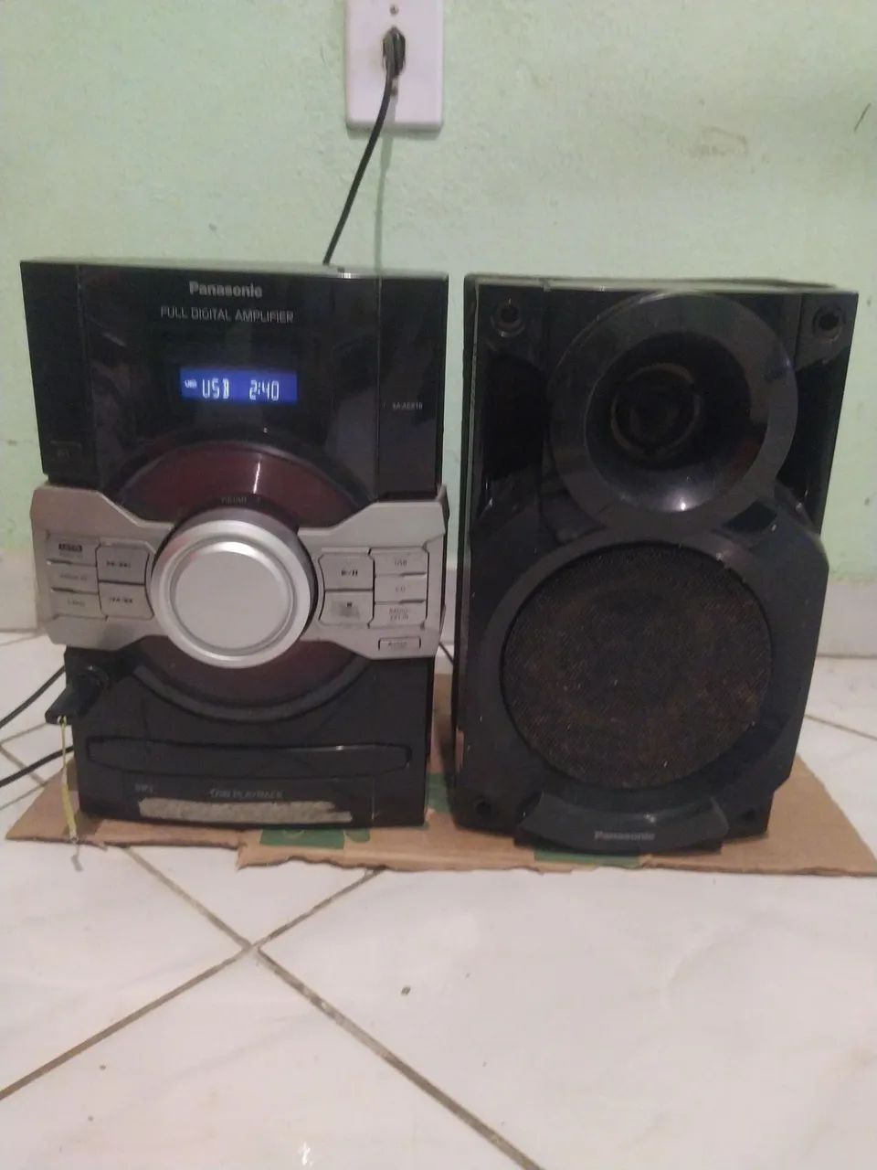 Aparelho de som mini system com Bluetooth 