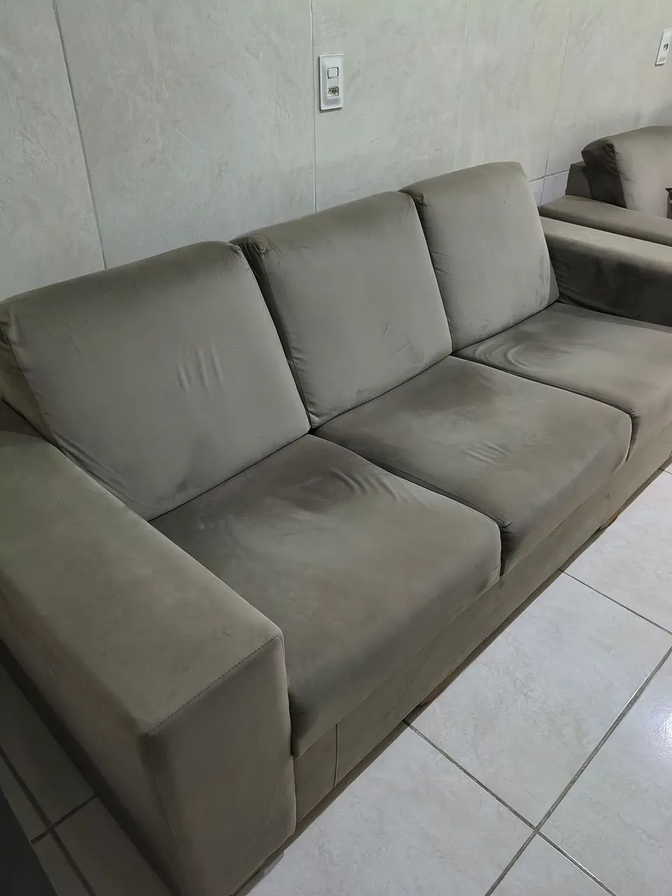 Sofá de 2 e 3 lugares usado - Foto 3