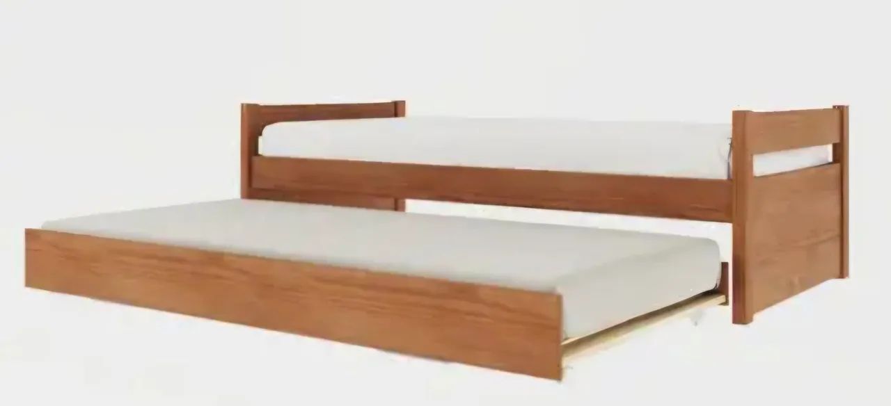 Bicama madeira maciça que vira cama de casal - Foto 3