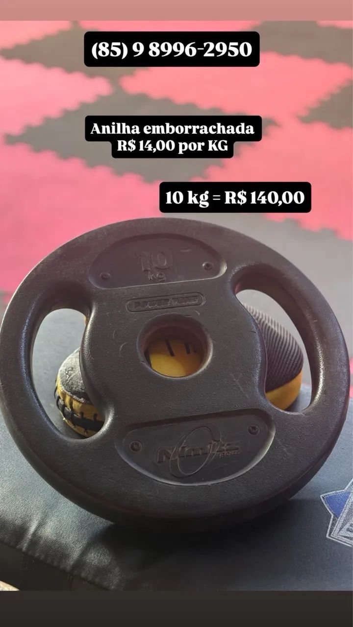 Anilhas Crossfit musculação 