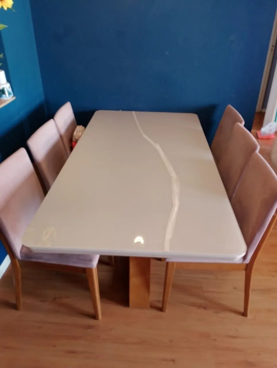 Mesa de jantar retangular venda URGENTE  - Foto 4