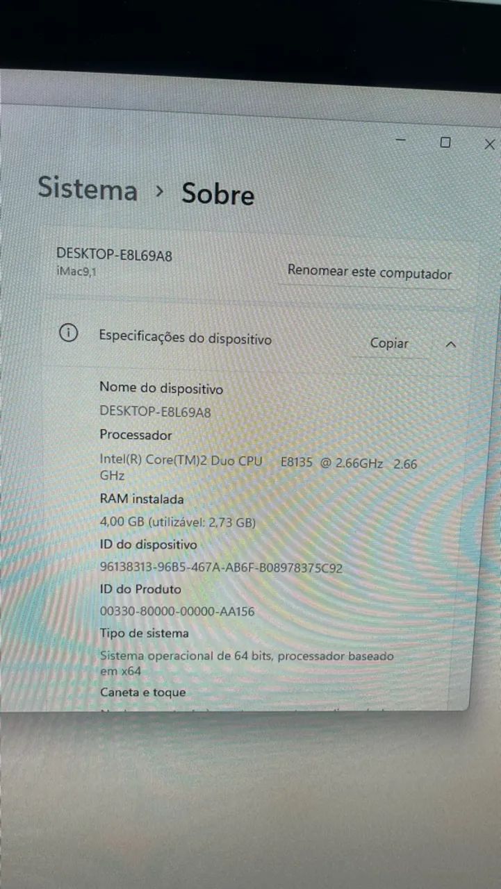 iMac 24 polegadas COM WINDOWS INSTALADO  - Foto 5