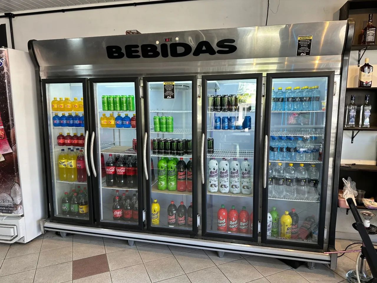 Geladeira expositora 5 portas 