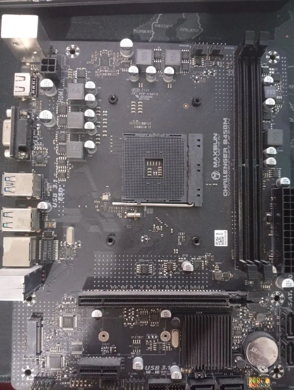Placa mãe MAXSUN B450M AM4 DDR4