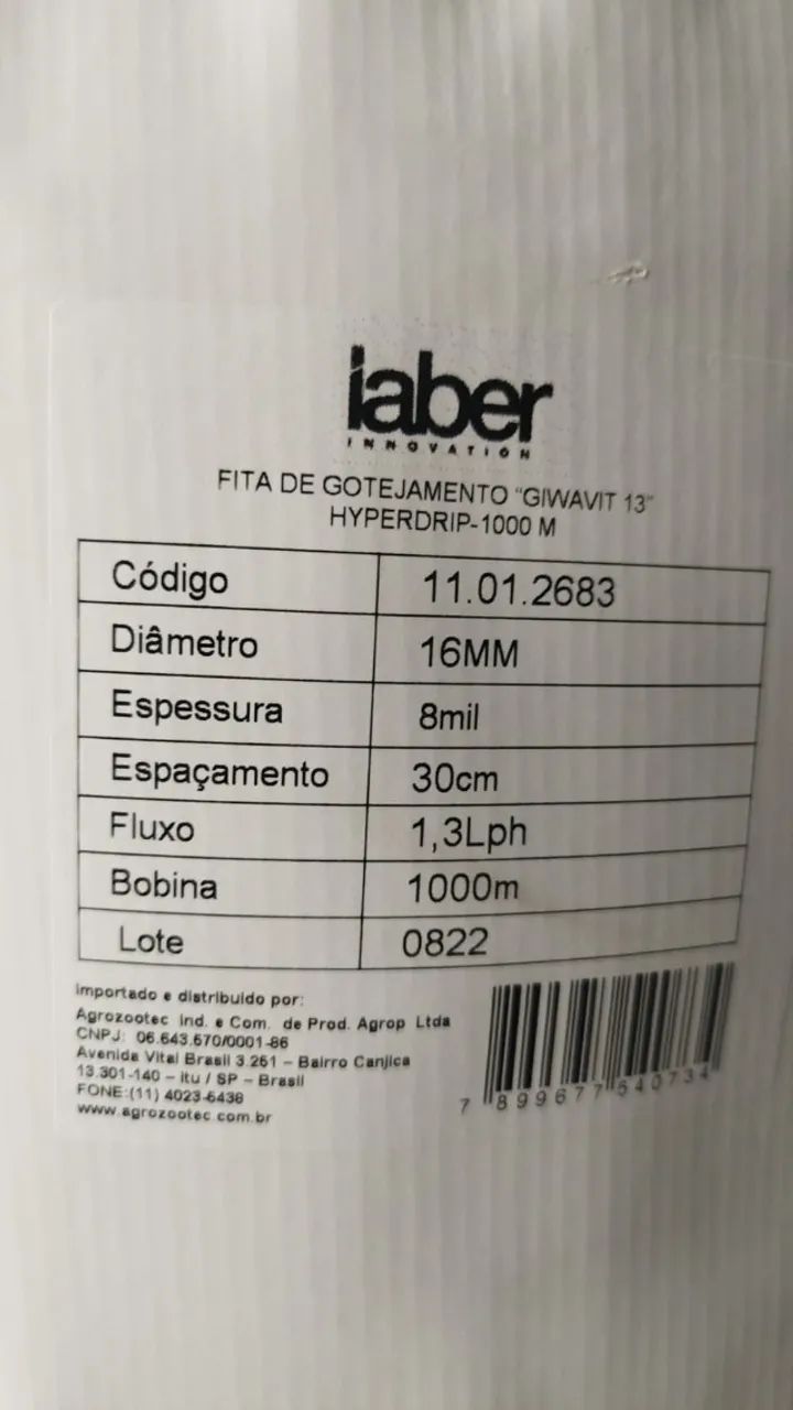 Fita de Gotejamento 1000m  30 x 30  - Foto 2