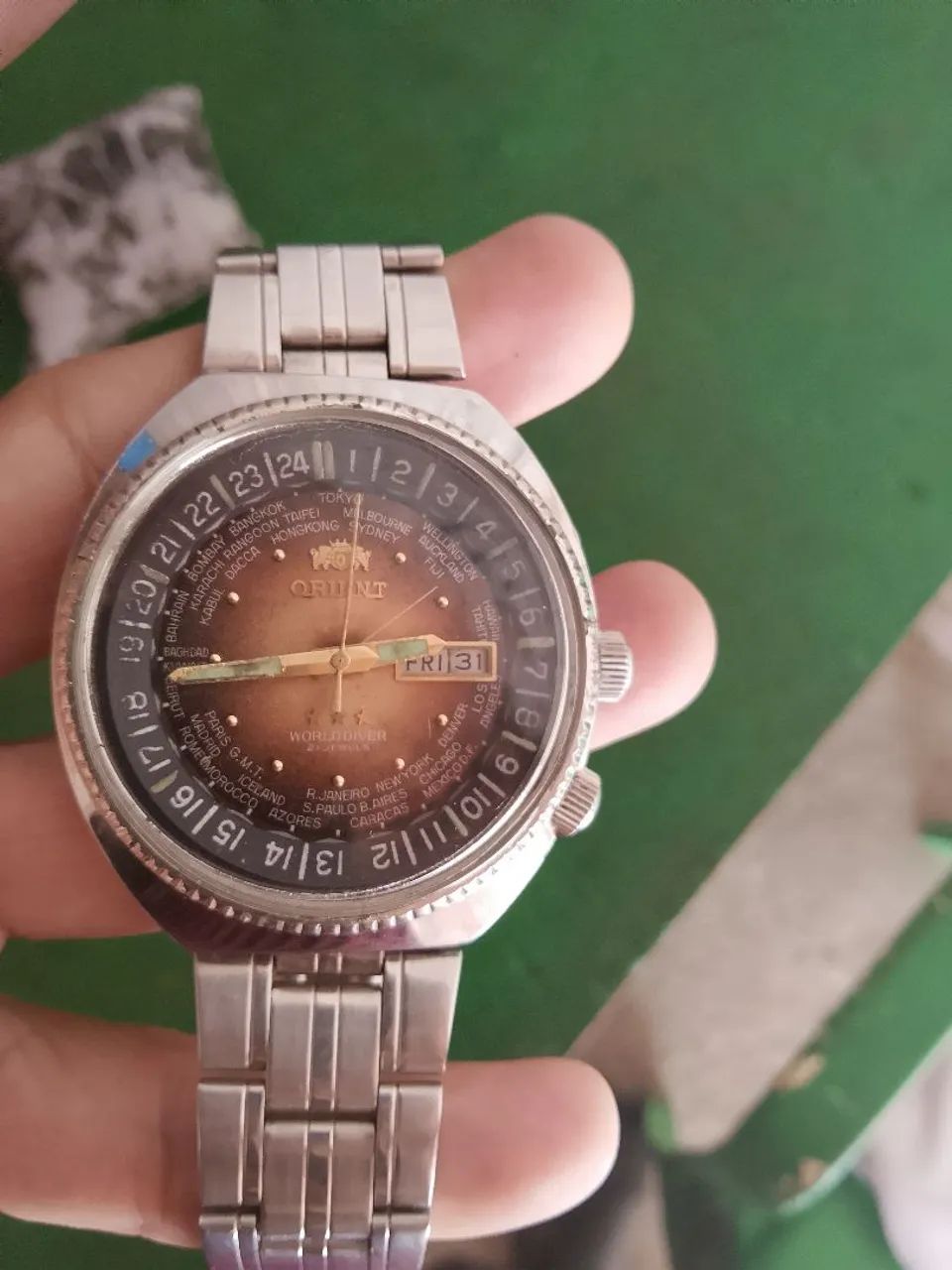 Relógio original Orient world diver