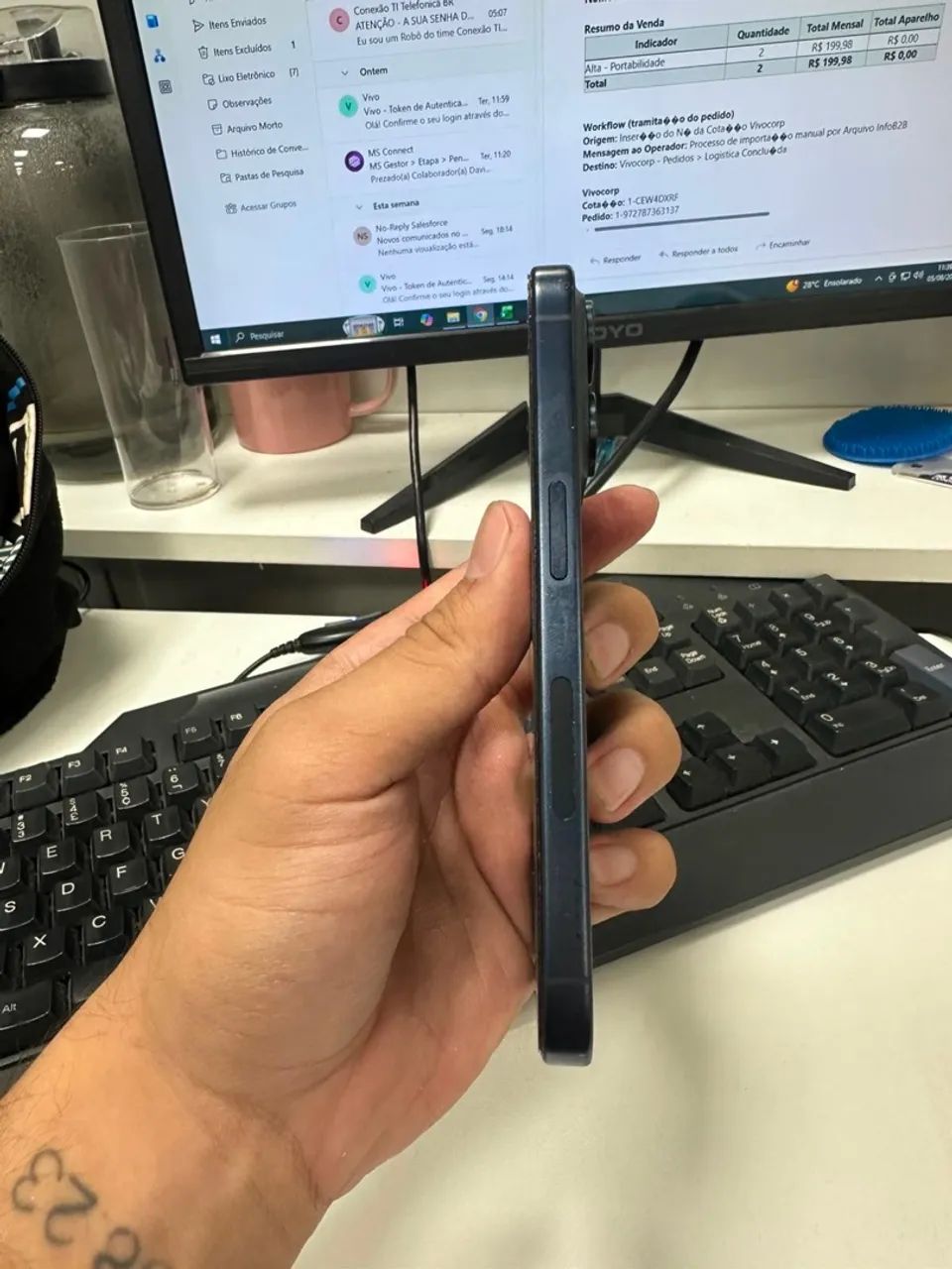 Vendo iPhone 15 pro 128GB  - Foto 4