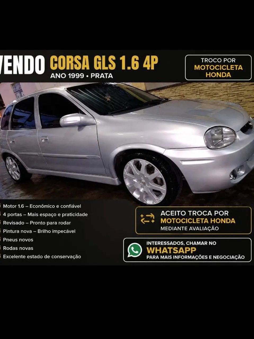 Chevrolet Corsa GLS 1.6 MPFI 5P 1999