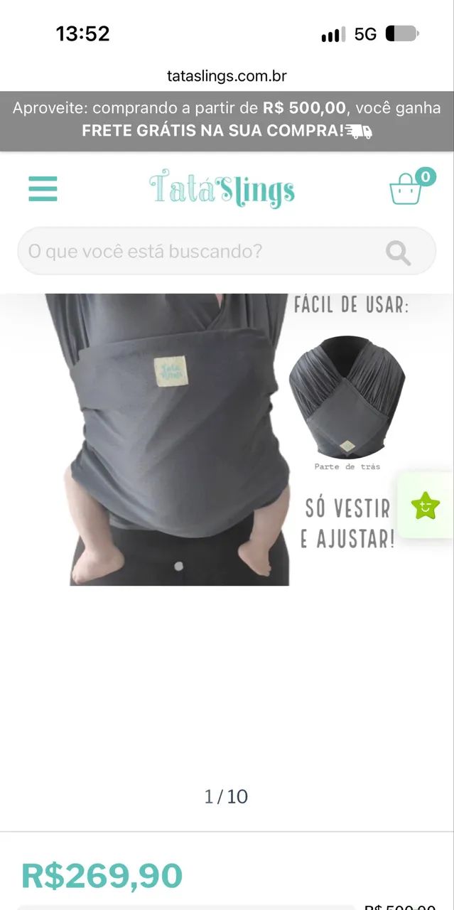 Tatá Fácil Sling Dry fit