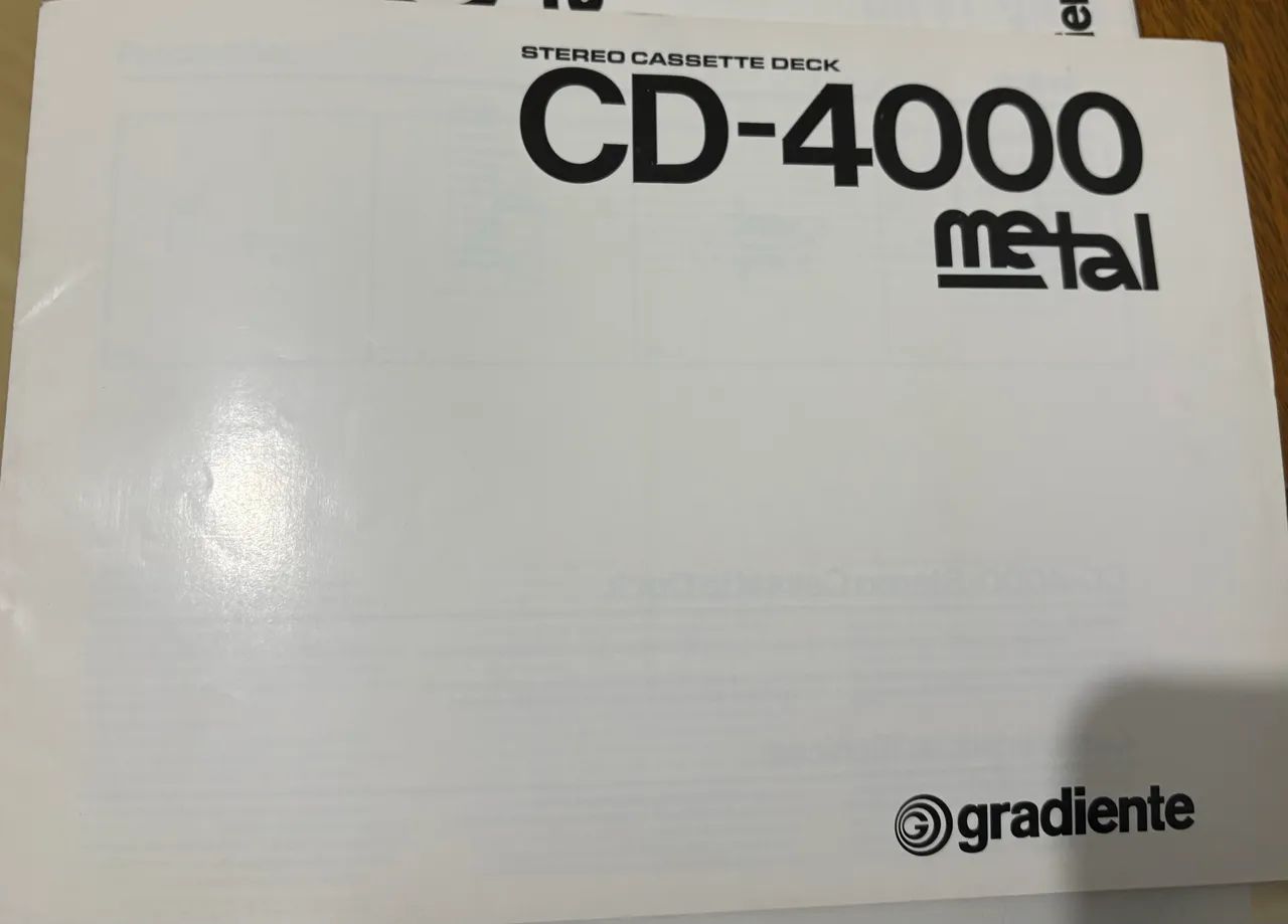 Stereo Cassette Deck Gradiente CD-4000 - Foto 2