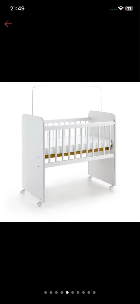 mini berço com colchão novo nunca usado!