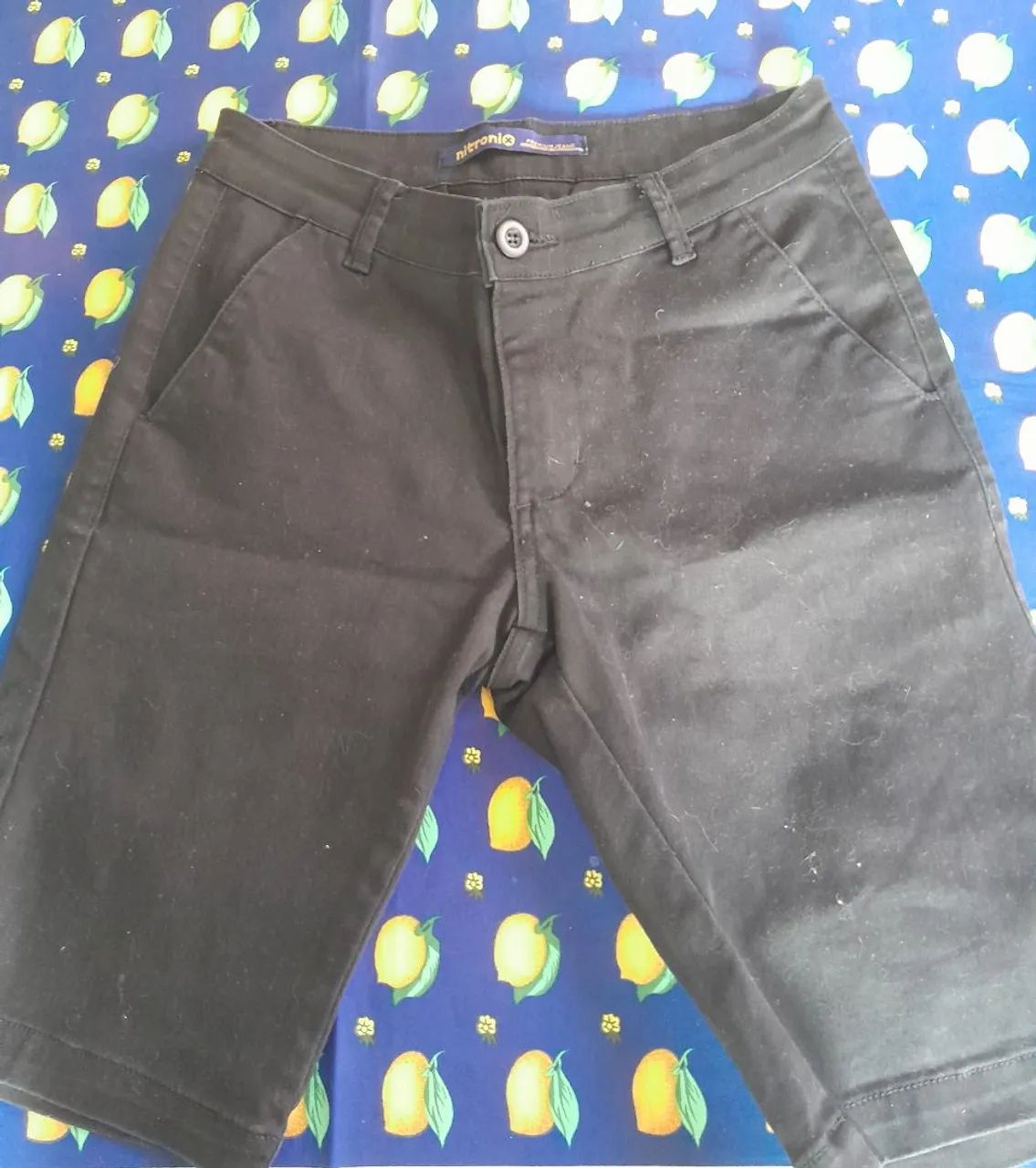 Short Jeans Preto 36
