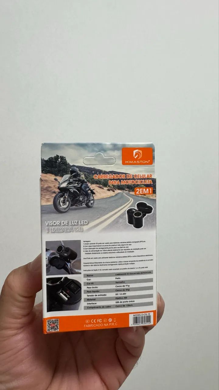 CARREGADOR DE MOTO CS-10 - Foto 4