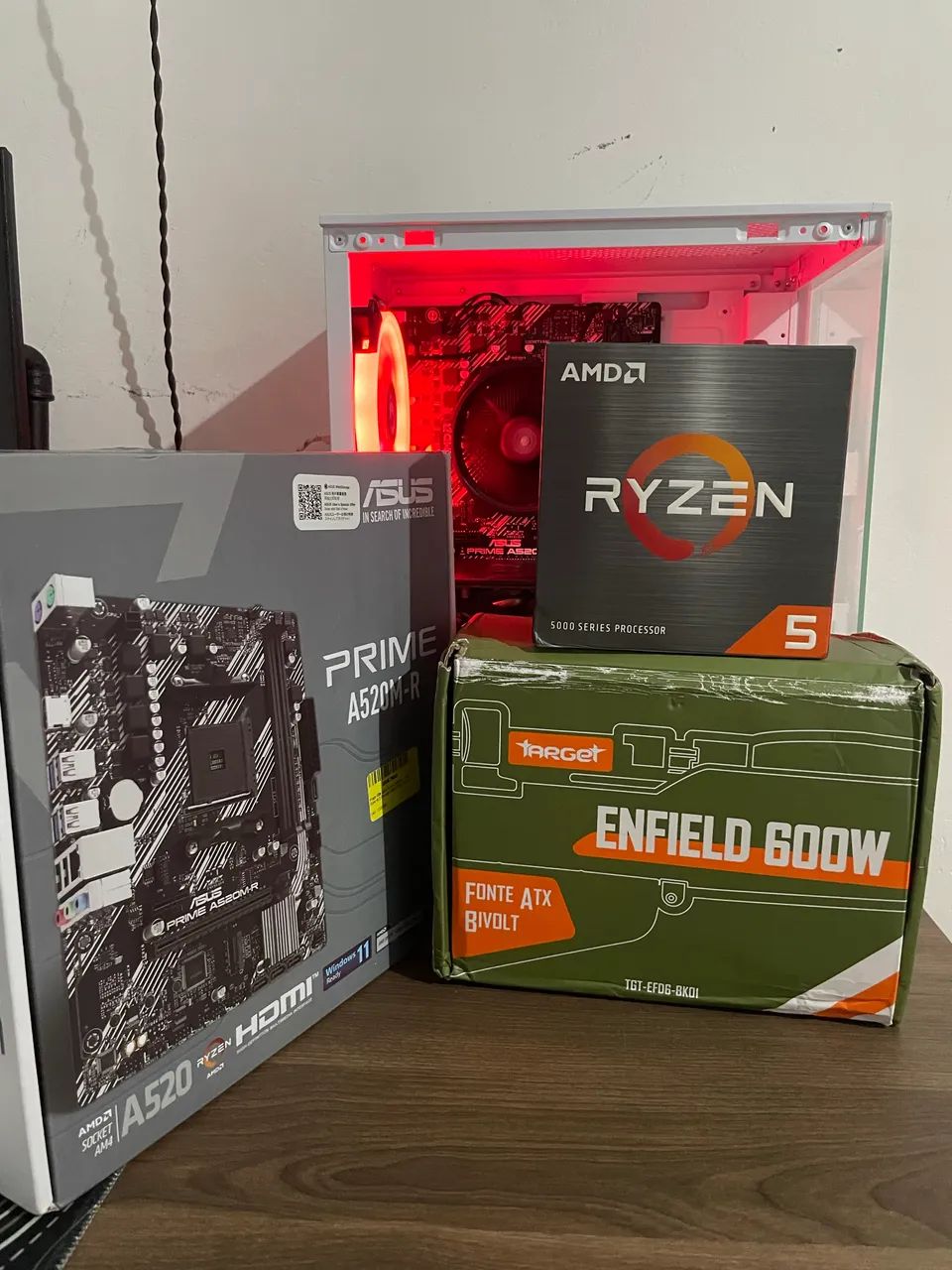 PC Ryzen 5 5500 + RX 570 8GB - Foto 2
